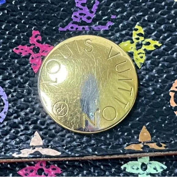 Louis Vuitton multicolored black wallet - Picture 7 of 15